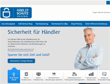Tablet Screenshot of haendlerschutz.com